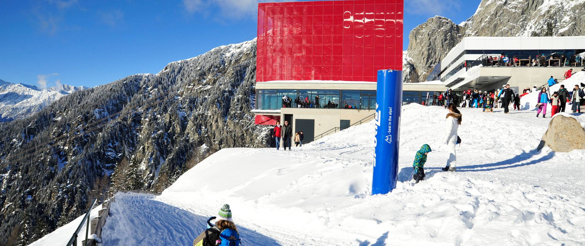Skigebiet Meran 2000 Rodelbahn Hotel Hafling | Area sciistica Merano 2000 pista da slittino Hotel Avelengo | Ski area Merano 2000 toboggan run Hotel Hafling